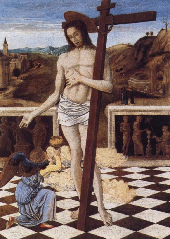 Gentile Bellini The Blood of the Redeemer oil painting image